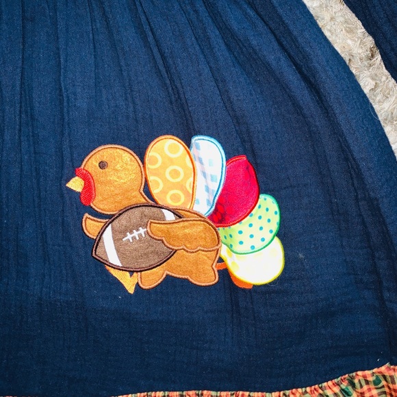 🦃 Girls Thanksgiving dress🦃 - Picture 2 of 3